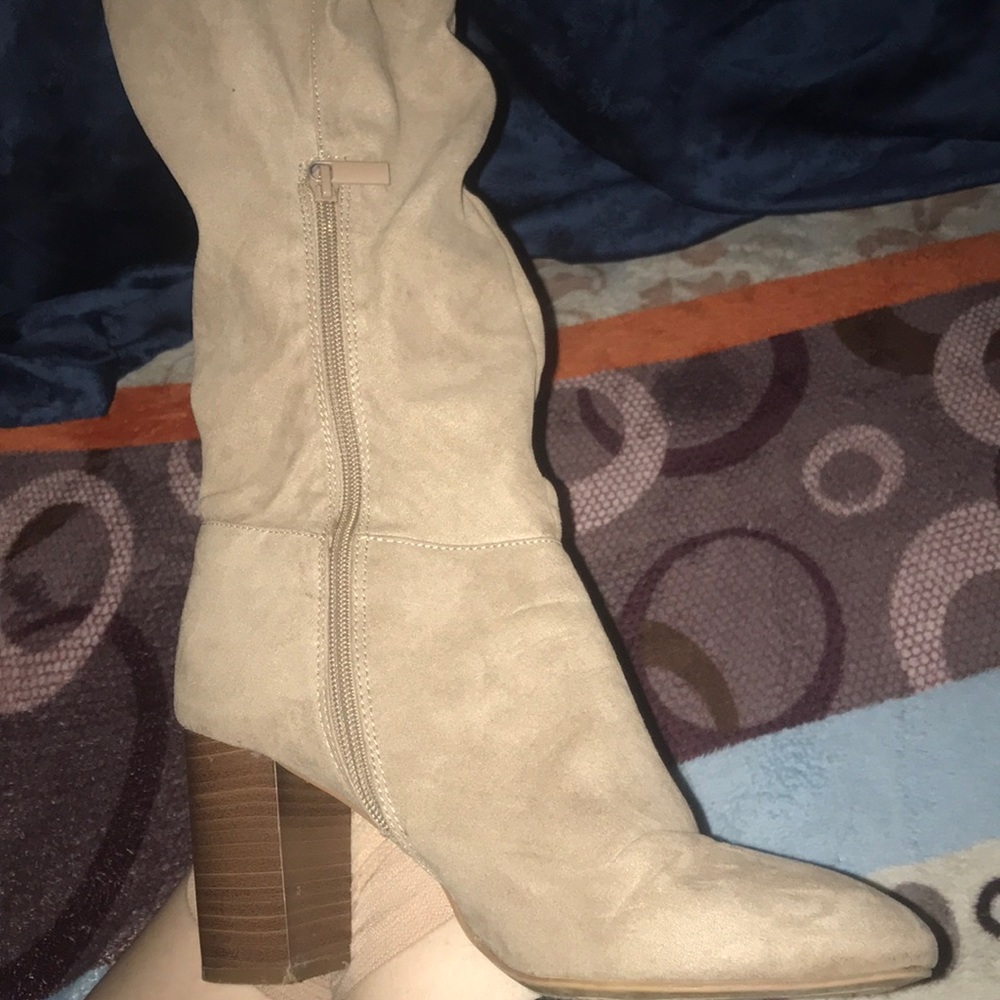Tan boots